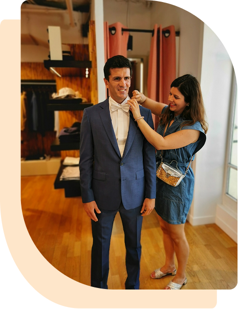 Conseil en image sur-mesure pour homme pour une cérémonie avec Phenomen’âme.